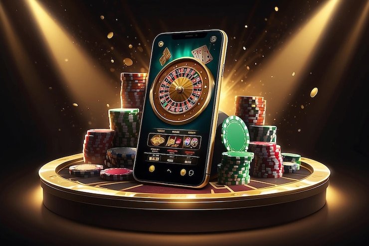 Streaming video live dealer dengan statistik permainan dan tombol taruhan